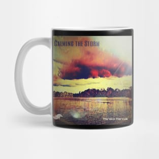 Calming the Storm Album Cover Art Minimalist Square Designs Marako + Marcus The Anjo Project Band T-Shirt Mug